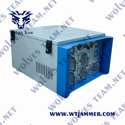 Brouilleur de prison de prison de GSM CDMA WIFI GPS 350W d'alliage d'aluminium