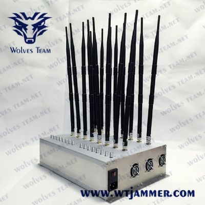 brouilleur réglable 50m GPS WIFI de signal d'antennes de 3G 4G 16