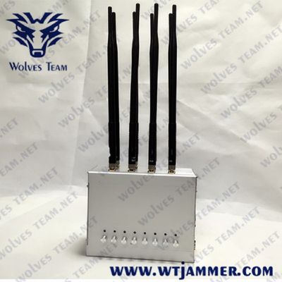 8 brouilleur de bureau GPS 3G 4G 16W de signal de GSM CDMA de bandes