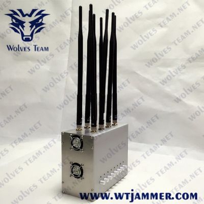 8 brouilleur de bureau GPS 3G 4G 16W de signal de GSM CDMA de bandes