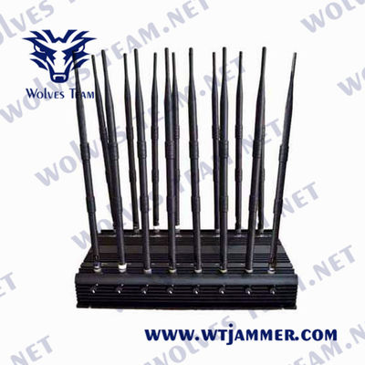 18 bandes Lojack 48W 5.2G 5.8G 5G tout le brouilleur de signal de téléphone portable