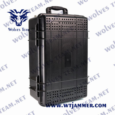brouilleur imperméable de bourdon d'UAV de signal des brouilleurs rf de bourdon de 2500m anti
