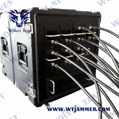 acheter GSM CDMA anti-UAV Drone Jammer 1000m 240VAC Pour la station de base du pétrole et du gaz online manufacture