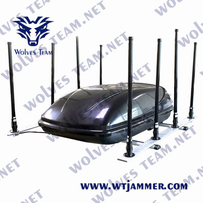 antennes omnidirectionnelles du véhicule 330W de brouilleur imperméable militaire de bombe