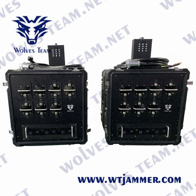 Brouilleur imperméable de signal de téléphone portable du brouilleur rf de bombe de véhicule de 6000Mhz 330W