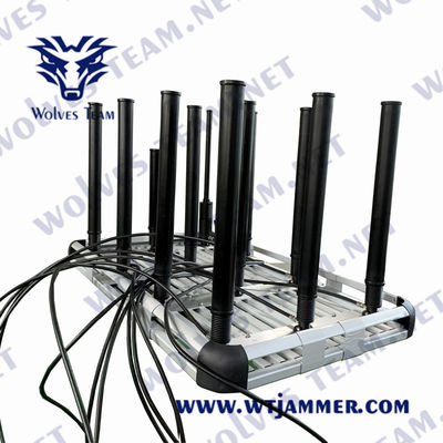 Brouilleur imperméable de signal de téléphone portable du brouilleur rf de bombe de véhicule de 6000Mhz 330W