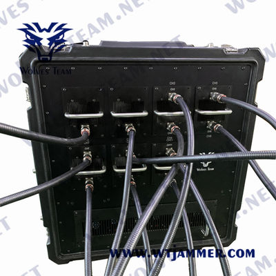 Brouilleur imperméable de signal de téléphone portable du brouilleur rf de bombe de véhicule de 6000Mhz 330W
