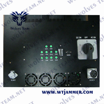 Dresseur sans fil militaire de signal du brouilleur 3000MHz de la bombe RCIED WIFI GPS