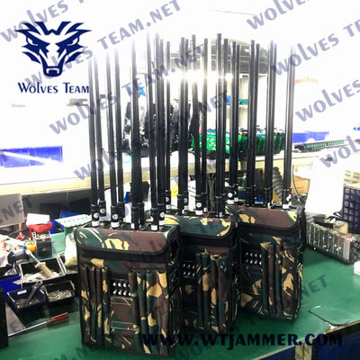 acheter 6 bandes High Power EOD Sac à dos 4G 5G Brouilleur de signal de téléphone portable Manpack Brouilleur de signal RF online manufacture