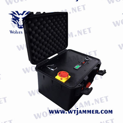 Brouilleur extérieur 3G 4G 2.4g 5.8g 2500WH CDMA GSM de signal de 95AH 28VDC