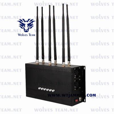 Brouilleur 3G 4G LTE 4G WIMAX de signal de téléphone portable de DCS PCS 35W de GSM CDMA