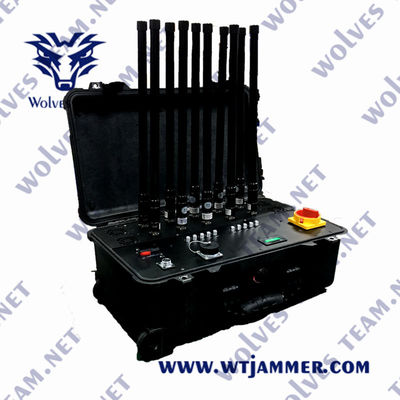 Brouilleur imperméable portatif de signal du brouilleur 220W de signal de la FCC CDMA 960MHz GSM
