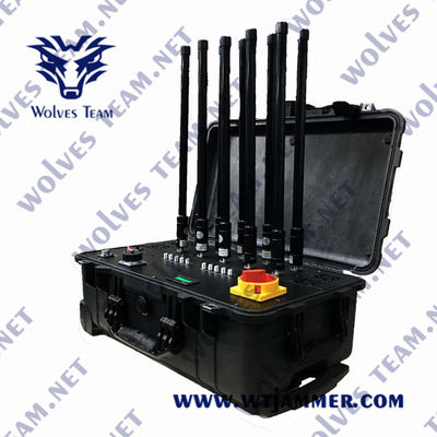 Brouilleur imperméable portatif de signal du brouilleur 220W de signal de la FCC CDMA 960MHz GSM