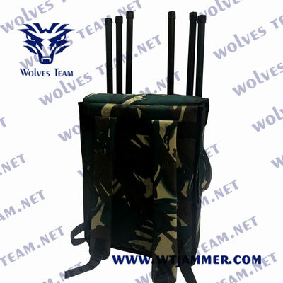Brouilleur militaire de DCS Manpack rf du brouilleur 1880MHz de signal du sac à dos 150m d'EOD