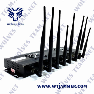 brouilleur de fréquence ultra-haute de VHF du dresseur AC100V 35W GPS de téléphone portable de 3G 4G 5G GSM Lojack