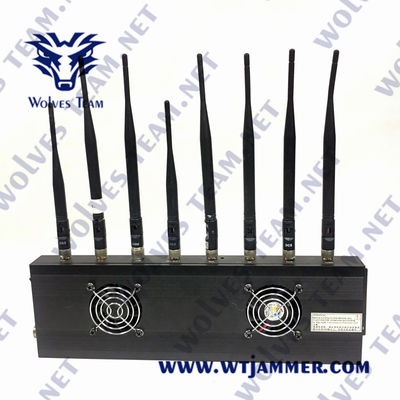brouilleur de fréquence ultra-haute de VHF du dresseur AC100V 35W GPS de téléphone portable de 3G 4G 5G GSM Lojack
