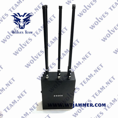 Bandes militaires systématiques du brouilleur 4G 5G six de signal du sac à dos 80W de 150m
