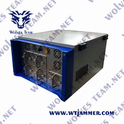Anti brouilleur militaire de bourdon de signal des brouilleurs 600W rf de bourdon de WIFI 5.8G GPS