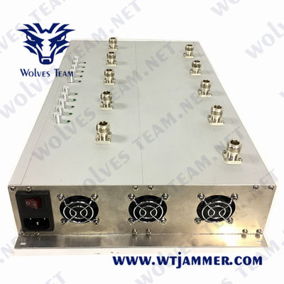Brouilleur de fréquence ultra-haute de VHF du brouilleur 50m Lojack de téléphone portable de CDMA GSM 5G LTE