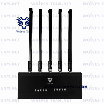10 brouilleur mobile portatif de signal de WIFI GPS Lojack de brouilleur de GSM CDMA de bandes