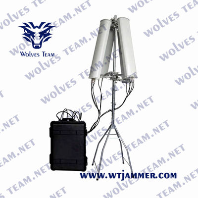 Brouilleur 900W de fréquence ultra-haute de VHF du pélican IP65 d'UMTS WCDMA pour le convoi militaire de véhicule de VIP