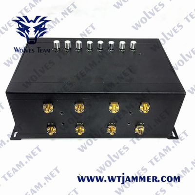 VHF de fréquence ultra-haute du brouilleur 80W de téléphone portable de 50m GSM WiFi CDMA Lojack