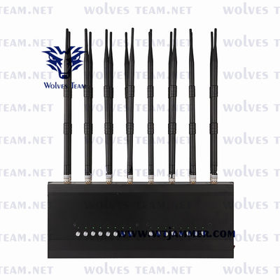Antennes GPS Lojack rf du brouilleur 16 de signal de téléphone portable de GSM CDMA 35W