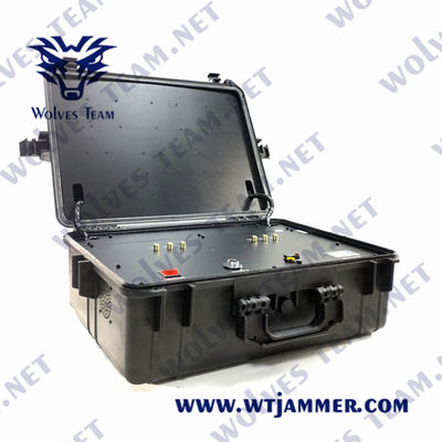 Le brouilleur portatif 2500m PLL de bourdon d'UAV de rf GPS WIFI 5.8G a synthétisé