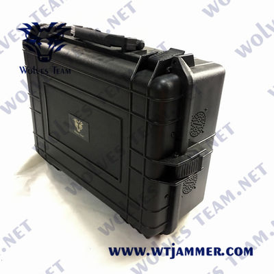 Le brouilleur portatif 2500m PLL de bourdon d'UAV de rf GPS WIFI 5.8G a synthétisé