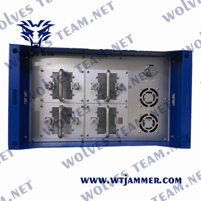 le brouilleur 600W de bourdon de signal de 2500m WIFI GPS GSM rf imperméabilisent militaire