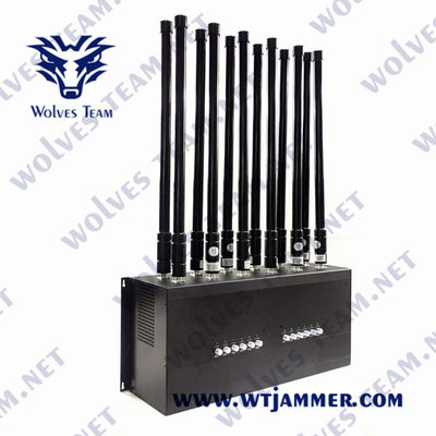acheter DCS GSM GPS WIFI UHF VUH brouilleur CDMA 24W 12 antennes bureau online manufacture