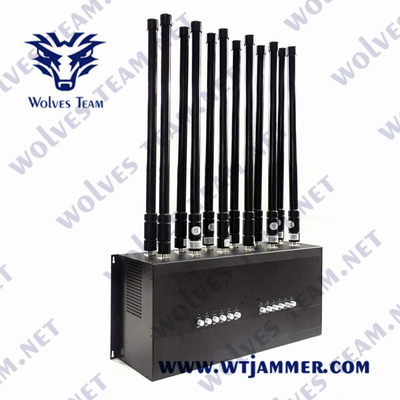Bureau d'antennes du brouilleur CDMA 24W 12 de la fréquence ultra-haute VUH de DCS GSM GPS WIFI