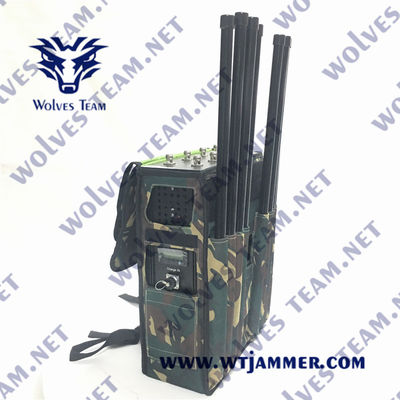 acheter 5.8G WiFi RF Backpack signal brouilleur 90W GSM DCS anti-terrorisme online manufacture