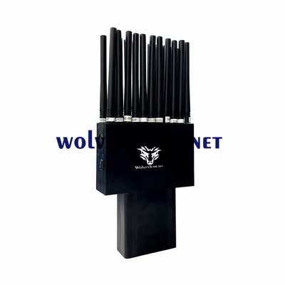 bandes d'intérieur de GPS L1 L2 L5 Lojack WiFi GPS rf 22 de brouilleur de signal de 868MHz 3G 4G 5G
