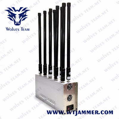 fréquence ultra-haute 5G de VHF de GPS cellulaire Lojack 3G 4G 5G de brouilleur du signal 3200-3600MHz