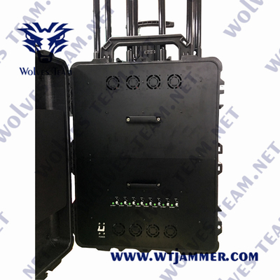 brouilleur portatif 5.8G GPS 3G 4G 5G GSM WIFI de signal de 300W CDMA pour l'EOD