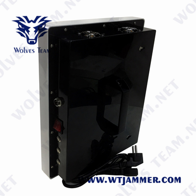 Bandes 15w du brouilleur 3 de signal de bourdon de GSM WIFI 2.4G GPS imperméables