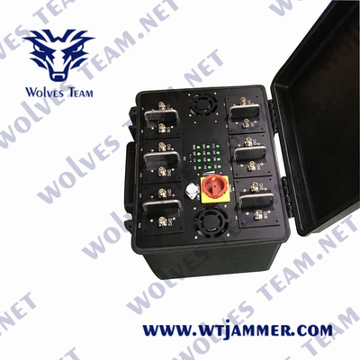 brouilleur de bombe de 330W 50-800m IED avec le système de convoi de DDS