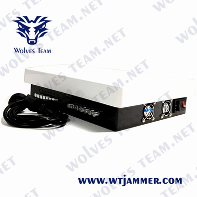 brouilleur de fréquence ultra-haute de VHF du brouilleur 174MHz 35W de téléphone portable de 3G 4G 5G GSM Lojack