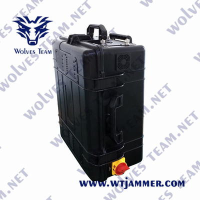 Brouilleur extérieur 240VAC GSM GPS WIFI 3G 4G 5G de signal de 1200 watts militaire