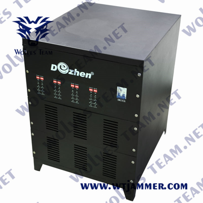 12 protection militaire 500m 240VAC du brouilleur VIP de signal des bandes 1200W