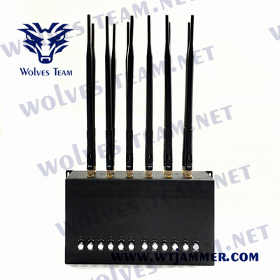 Fréquence ultra-haute 24W de VHF de bande du brouilleur 12 de GSM CDMA 240VAC Lojack pour le téléphone portable