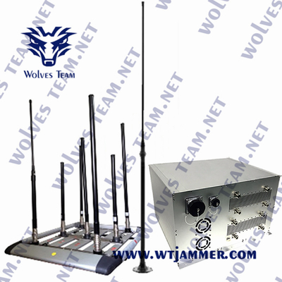fréquence ultra-haute GPS 4G 5G de VHF de WIFI de brouilleur de bombe de 330W IED avec le système de convoi de DDS