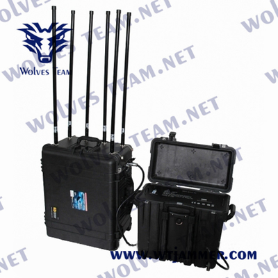 fréquence ultra-haute GPS 4G 5G de VHF de WIFI de brouilleur de bombe de 330W IED avec le système de convoi de DDS