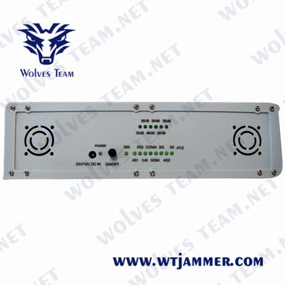 VHF GSM CDMA de fréquence ultra-haute de WIFI d'antennes du brouilleur 16 du téléphone portable 400-500MHz