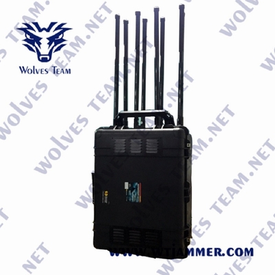 Brouilleur extérieur imperméable de signal du téléphone portable rf pour le signal de GSM/CDMA/UMTS 3G 4G 5G
