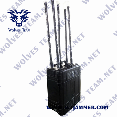 Brouilleur 3G 4G GPS WiFi de signal de bombe de DCS 300m de PCS 8 canaux CDMA GSM