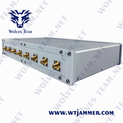 brouilleur CDMA GSM 50W de signal de 3G 4G 5G WiFi Lojack GPS avec l'adaptateur à C.A.