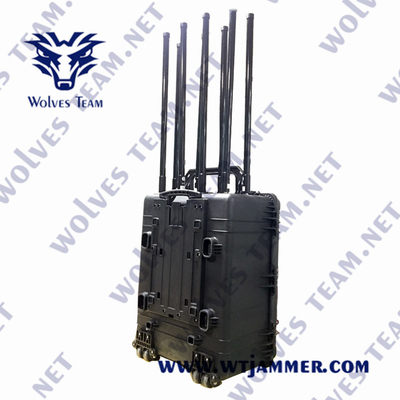 DCS PCS 500W imperméable de brouilleur de signal du téléphone portable 20-3600Mhz