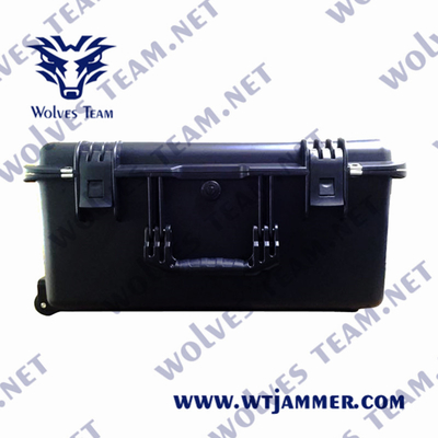 Bandes portatives 1200W de la fréquence ultra-haute 3G 4G 5G 12 de VHF de GPS de brouilleur de signal de GSM WIFI